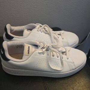 Adidas Classic White and Black Sneakers